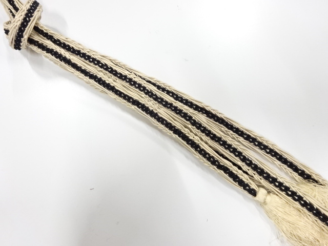 正絹　夏手組帯締め